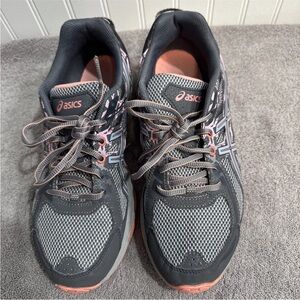 Asics Womens Gel Venture 6 Trail Running Shoes Gray T7G6N Lace Up Low  Size 10